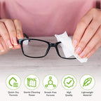 Care Touch Lens Wipes for Eyeglasses- 210 Count Individually Wrapped Pre- - Image 5