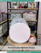 FANKANG Storage Basket, Nursery Hamper Canvas Laundry Basket Foldable - Image 8