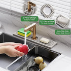 15.7 Inch Stone Faucet Mat for Kitchen Sink Splash Guard - Image 4
