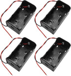 D Cell Battery Holder 4PCS 1.5V D Cell Battery Case Container by LUORNG
