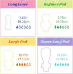 Livlit Regular Size Ultra Thin Sanitary Pads, 100% Organic Cotton from Texas - Image 9