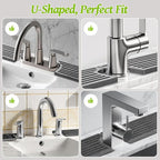 Stone Faucet Mat for Kitchen Sink, Diatomite Quick Dry Kitchen Sink Splash Guard - Image 6