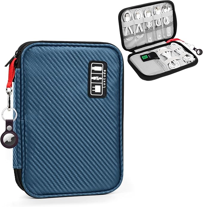 Luxtude Travel Cable Organizer Bag, Cord Organizers Bags, Electronic Organizer by Luxtude
