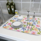 Aportt Spring Summer Floral Dish Drying Mat - Image 6