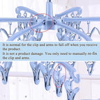 Foldable Drying Rack with 24 Clips - Image 4