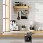 Boyiee Set of 6 Marble Kitchen Towels Gold Black Marble Tea Dish Towels 24 x 16 - Image 3