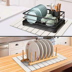 Large Stone Dish Drying Mat for Kitchen Counter, Eco-Friendly Diatomaceous - Image 4