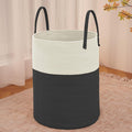 Large Woven Laundry Basket Hamper, 100L Cotton Rope Storage Bin by JMvicyroam