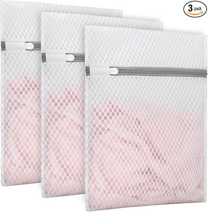 Muchfun 3Pcs Durable Honeycomb Mesh Laundry Bags by Muchfun