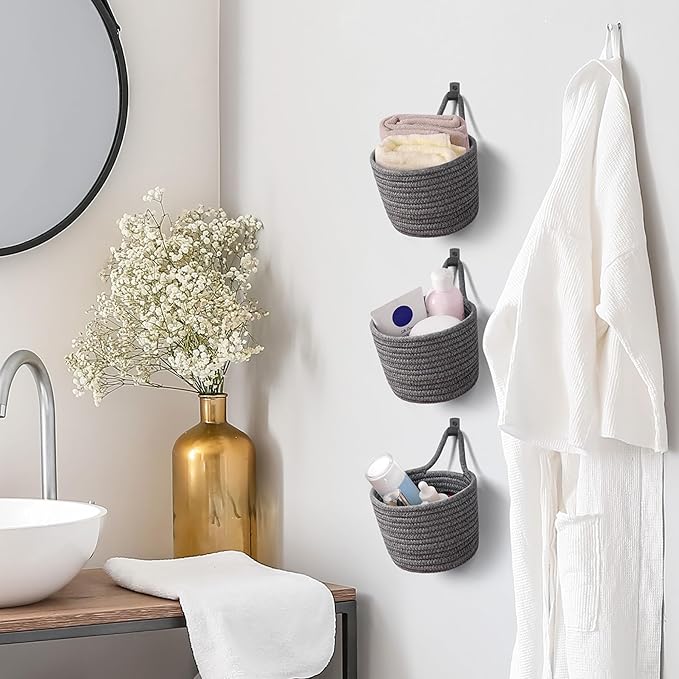 Fabric Wall Hanging Baskets - Image 6
