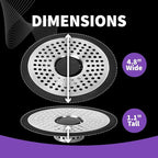 ShowerShroom SHSULT755 Ultra Revolutionary Shower Hair Catcher Drain Protector - Image 9