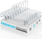 HOUSE DAY Clear Pants Hangers by HOUSEDAY