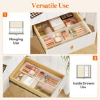 Lifewit Sliding Makeup Drawer Organizer, Fits 13-20" Deep Drawers, Extendable - Image 6