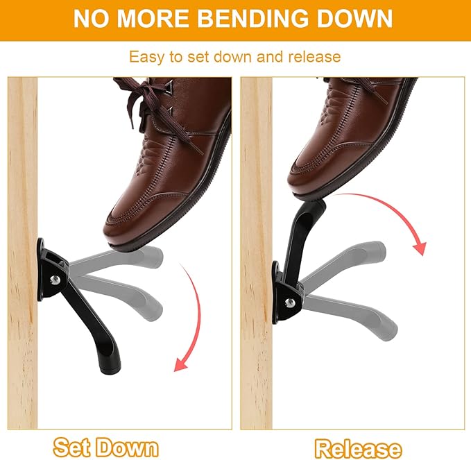 4 Pack Kickdown Door Stop, Commercial Heavy Duty Door Stop, Door Stoppers - Image 2