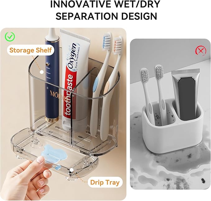 Toothbrush Holders with Drainage - Image 4