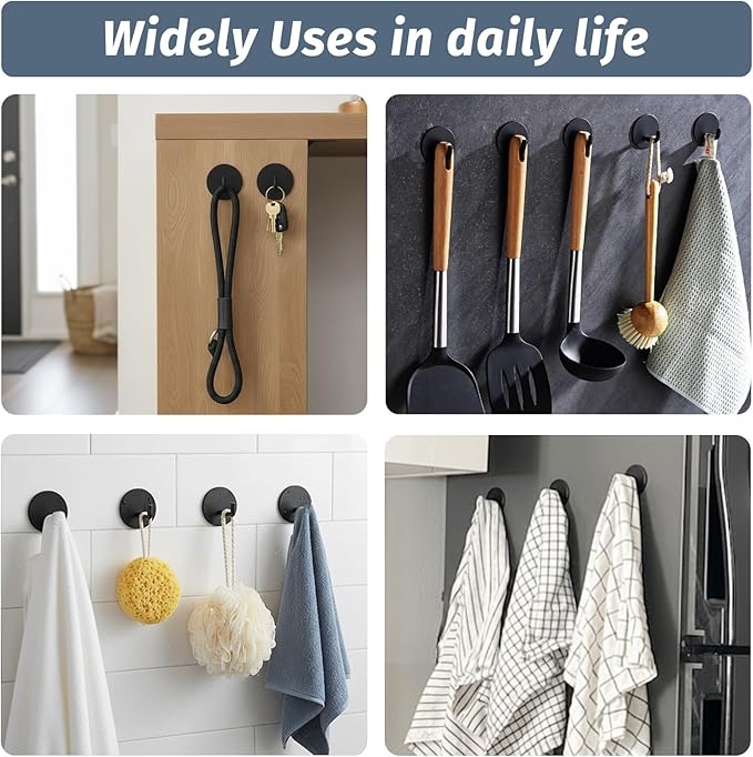 Adhesive Hooks Heavy Duty Waterproof in Shower Hooks - Image 4