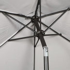 Blissun 7.5 ft Patio Umbrella, Yard Umbrella, Outdoor Market Umbrella with Push Button Tilt Crank, Grey - Image 3
