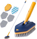BOOMJOY Tub Scrubber with Long Handle, No Scratch Shower Cleaning Brush by BOOMJOY
