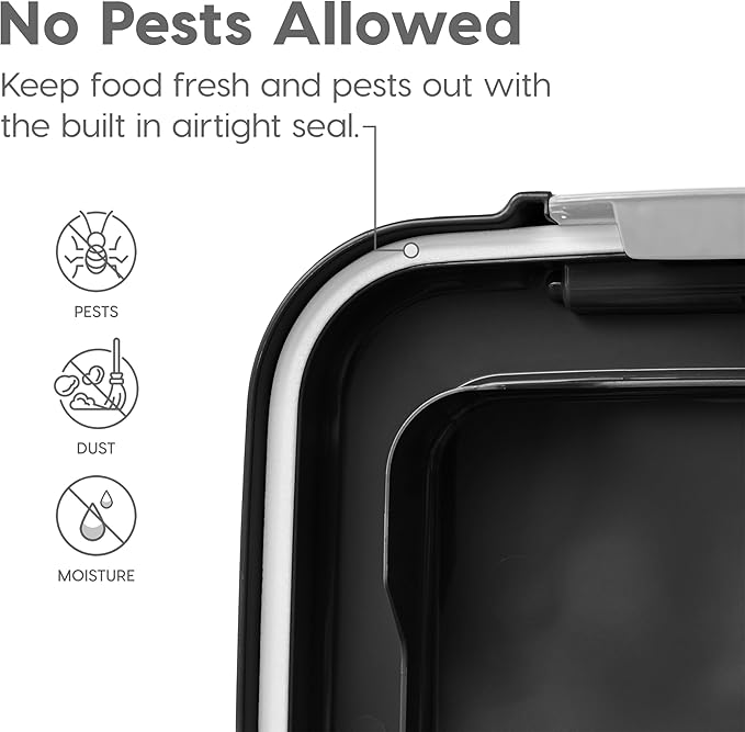 IRIS USA Dog Food Storage Container, 30 lbs & 11 lbs Combo, Cat Food Storage - Image 4