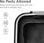 IRIS USA Dog Food Storage Container, 30 lbs & 11 lbs Combo, Cat Food Storage - Image 4