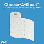 Viva Multi-Surface Cloth Paper Towels, 24 Double Rolls, 110 Sheets Per Roll - Image 8