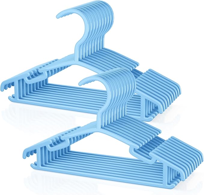 Kids Plastic Hangers, Baby Clothes Hangers by VILICK