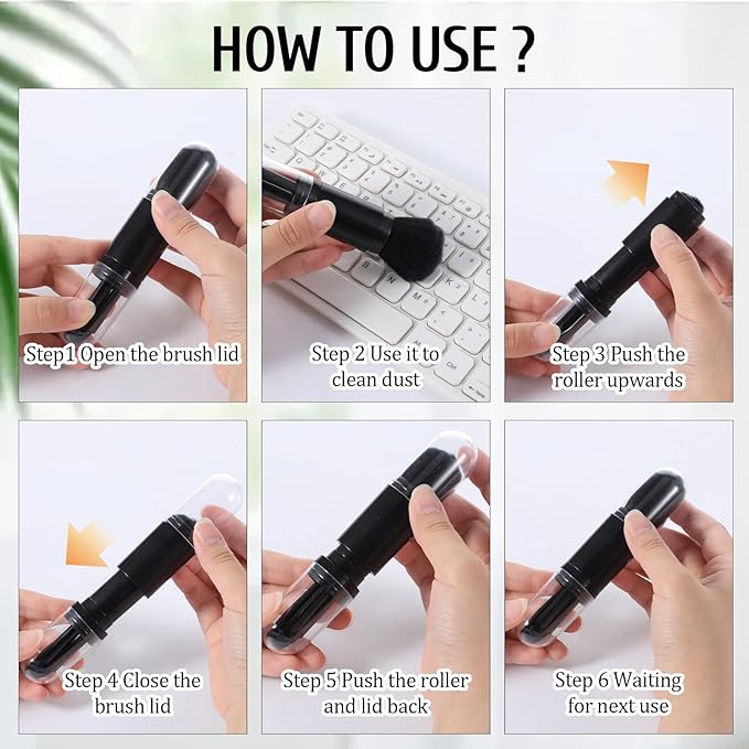 4 Pack Exquisite Duster Brush Kit, Mini Keyboard Cleaning Brushes Kit Model - Image 2