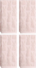 Artoid Mode 4 Pcs Pink 3D Rabbit Jacquard Easter Hand Towels by ArtoidMode