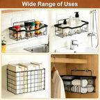 14 Pack Shower Caddy Adhesive Replacement, Waterproof Strong Shower Shelf - Image 6