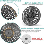 Shower Drain Hair Catcher, 2 Pack 5.5in Shower Hair Catcher Large Premium - Image 2