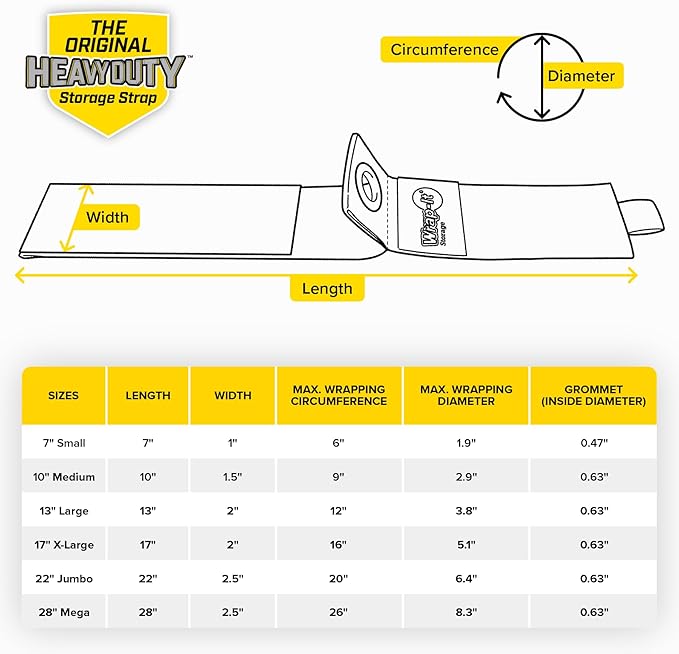 Heavy-Duty Wrap-It Storage Straps, 28-inch - Image 9