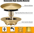 Bathtub Drain Stopper, Pop Up Tub Stopper and Cover, Bottom - Image 5