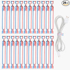 24 PCS Silicone Cable Ties Cord Organizer by Unknown
