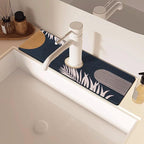 Sink Faucet Absorbing Mat, 2 Pack Drying Mat Around Faucet Sink Splash Guard - Image 7
