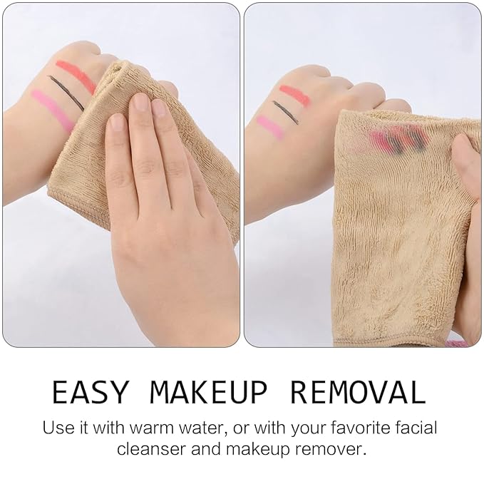 SINLAND Microfiber Facial Cloths Fast Drying Washcloth 12inch x 12inch - Image 3