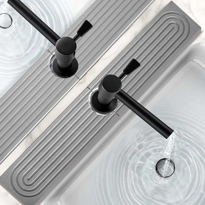 16 Inch Stone Faucet Mat for Kitchen Sink, Kitchen Sink Splash Guard-Water by Unknown