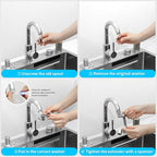 1080° Swivel Faucet Extender, Heavy Duty Rotating Sink Extension, Universal - Image 5