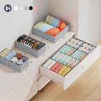 DIMJ Drawer Organizer Clothes Storage- 18 Pack Baby Dresser Organizer - Image 2