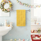 Artoid Mode 1 Pc Yellow 3D Rabbit Jacquard Easter Hand Towels - Image 2