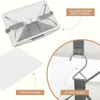 STORAGE MANIAC 2-Shelf Hanging Closet Organizer, Cloth Hanging Closet Shelf - Image 5