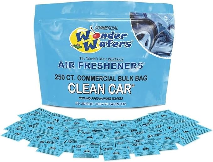 Wonder Wafers 250 Count Clean Car Unwrapped Automobile Professional Use Air by Wonder+Wafers