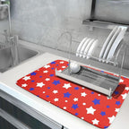 Fourth of July Independence Memorial Dish Drying Mat - Image 5