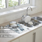 Dish Drying Mat for Kitchen Counter 2 Pack - Image 2