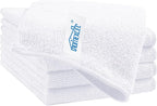 HOMEXCEL White Microfiber Cleaning Cloth, 5 Pack Cleaning Towels by HOMEXCEL