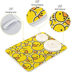 Yellow Duck Dish Drying Mat Super Absorbent Drying Mat Large Coffee Mat - Image 4