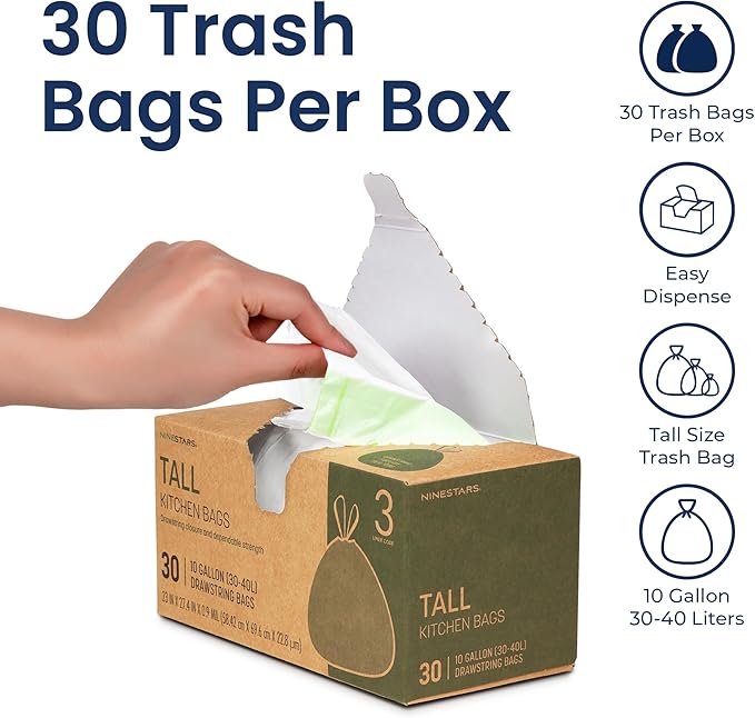 Ninestars Extra Strong Trash Bags - Image 5