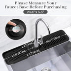 PoYang 24 Inch Faucet Mat for Kitchen Sink Splash Guard Behind Faucet, Sink - Image 2
