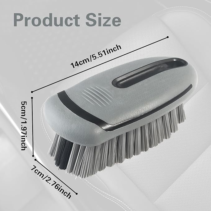 Carpet and Upholstery Cleaning Brush, Carpet Scrubber Stiff Bristle Detailing - Image 6