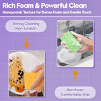18 Pack Compressed Cellulose Sponges, 6 Color Assorted Kitchen Cleaning Sponges - Image 4