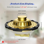 Universal Bathtub Drain Stopper Shower Drain Hair Catcher, Tub Stopper - Image 8